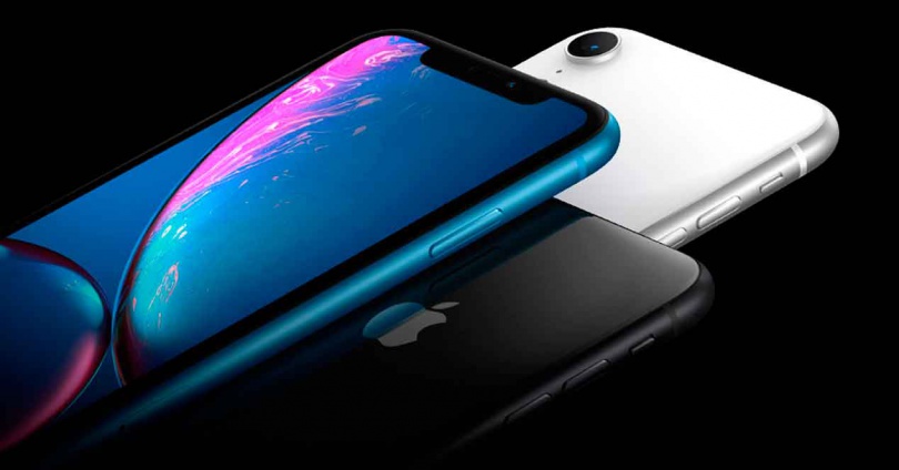 caída accidental del iPhone XR