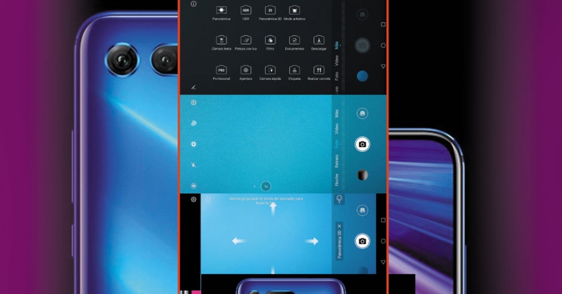 Ajustes de la cámara del Honor View20