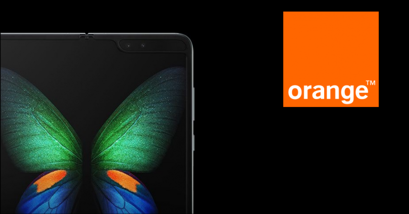 Samsung Galaxy Fold con Orange
