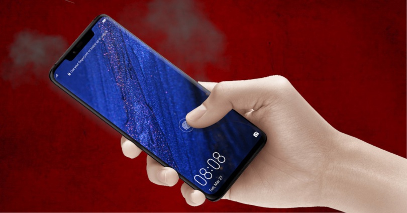 mate 20 pro con humo